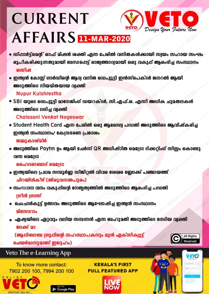 Current Affairs